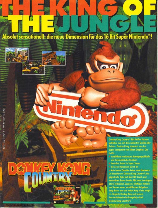 Classic-Zone - Werbung - Donkey Kong Country