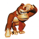 DK scratches his head