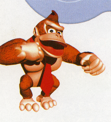 DK pounding his chest