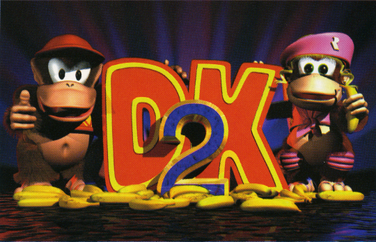 Diddy and Dixie with "DK2" logo