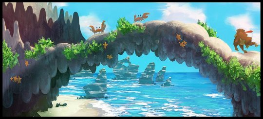 Beach concept art